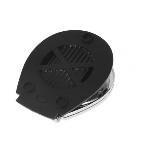 Handheld Zinc Alloy Slicer Egg Cutter Kitchen Tool (BLACK)
