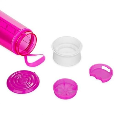 GRIZZLY ES8110 700ML PORTABLE TRANSPARENT WATER BOTTLE (TUTTI FRUTTI)