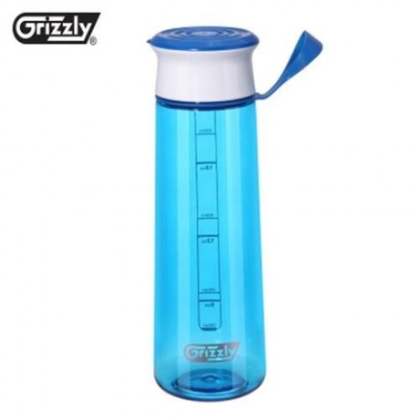 GRIZZLY ES8110 700ML PORTABLE TRANSPARENT WATER BOTTLE (BLUE)