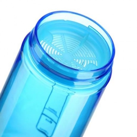 GRIZZLY ES8110 700ML PORTABLE TRANSPARENT WATER BOTTLE (BLUE)