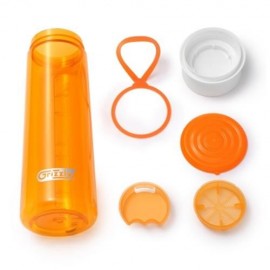 GRIZZLY ES8110 700ML PORTABLE TRANSPARENT WATER BOTTLE (ORANGE)