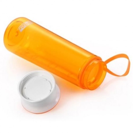 GRIZZLY ES8110 700ML PORTABLE TRANSPARENT WATER BOTTLE (ORANGE)
