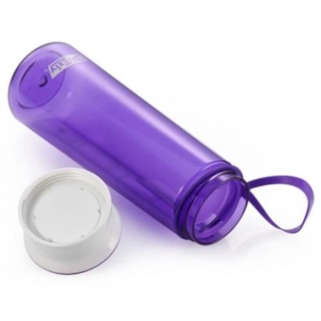 GRIZZLY ES8110 700ML PORTABLE TRANSPARENT WATER BOTTLE (PURPLE)