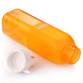 GRIZZLY ES8112 500ML BAP-FREE PORTABLE TRANSPARENT BOTTLE (ORANGE)