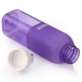 GRIZZLY ES8112 500ML BAP-FREE PORTABLE TRANSPARENT BOTTLE (PURPLE)