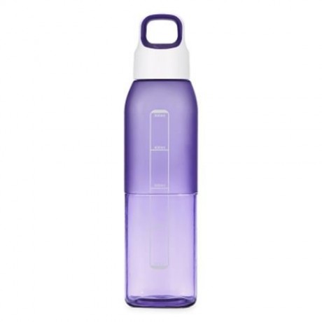 GRIZZLY ES8112 500ML BAP-FREE PORTABLE TRANSPARENT BOTTLE (PURPLE)