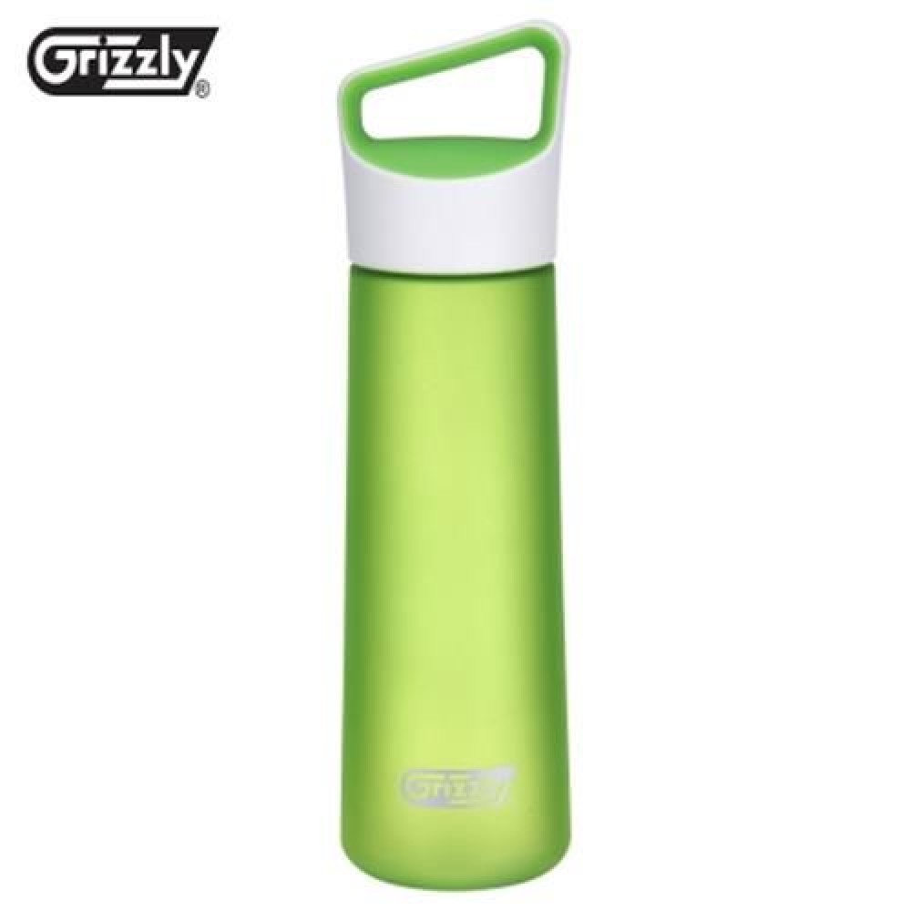 GRIZZLY ES8102A - CX 700ML FROSTED PLASTIC WATER BOTTLE (GREEN)