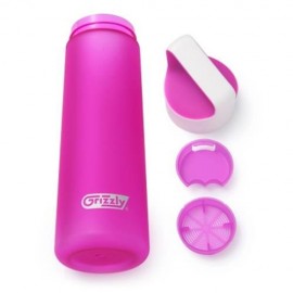 GRIZZLY ES8102A - CX 700ML FROSTED PLASTIC WATER BOTTLE (TUTTI FRUTTI)