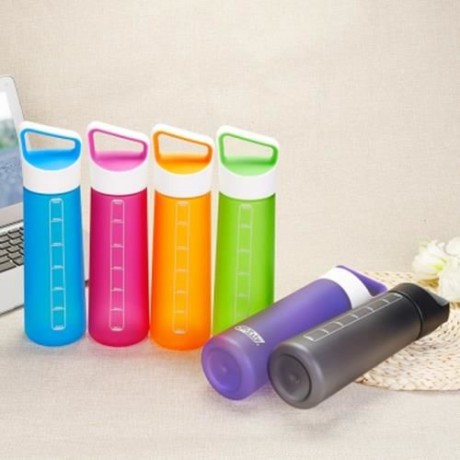 GRIZZLY ES8102A - CX 700ML FROSTED PLASTIC WATER BOTTLE (TUTTI FRUTTI)