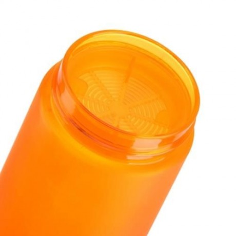 GRIZZLY ES8102A - CX 700ML FROSTED PLASTIC WATER BOTTLE (ORANGE)