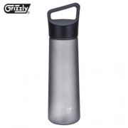 GRIZZLY ES8102A - CX 700ML FROSTED PLASTIC WATER BOTTLE (BLACK)