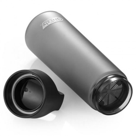 GRIZZLY ES8102A - CX 700ML FROSTED PLASTIC WATER BOTTLE (BLACK)