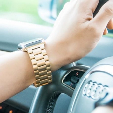 HOCO WATCH BAND STAINLESS STEEL WATCHBAND WITH SAFETY FOLDING CLASP FOR APPLE WATCH 38MM (