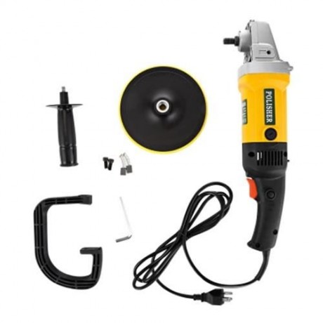 1200W CAR ELECTRIC POLISHER 6 SPEED GRADES FOR POLISHING WAXING (YELLOW)