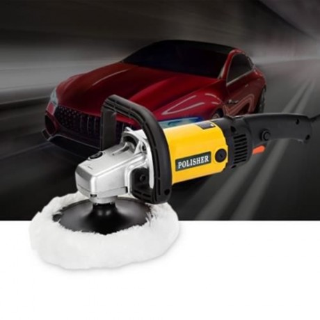 1200W CAR ELECTRIC POLISHER 6 SPEED GRADES FOR POLISHING WAXING (YELLOW)