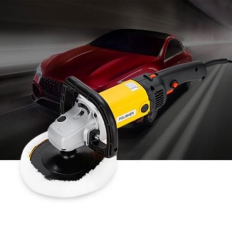 1200W CAR ELECTRIC POLISHER 6 SPEED GRADES FOR POLISHING WAXING (YELLOW)