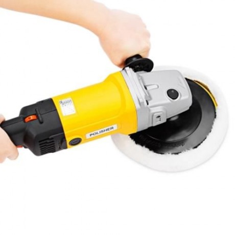 1200W CAR ELECTRIC POLISHER 6 SPEED GRADES FOR POLISHING WAXING (YELLOW)