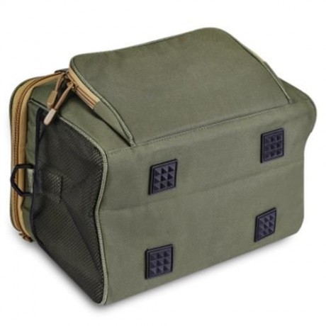 LEO MULTIFUNCTIONAL CANVAS SQUARE FISHING BAG (ARMY GREEN)