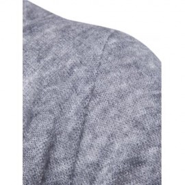PILES COLLAR LONG SLEEVE ASYMMETRIC SWEATER (LIGHT GRAY)