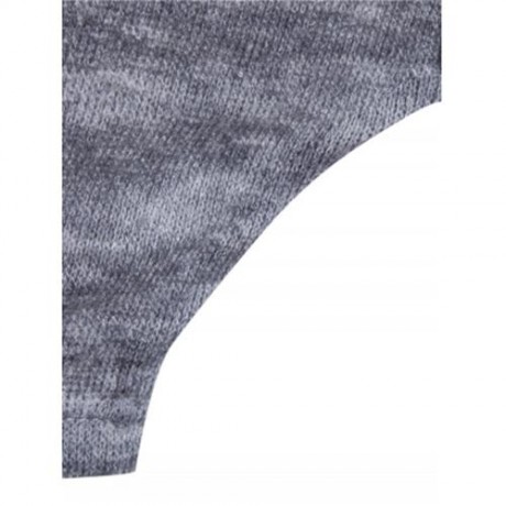PILES COLLAR LONG SLEEVE ASYMMETRIC SWEATER (COFFEE)