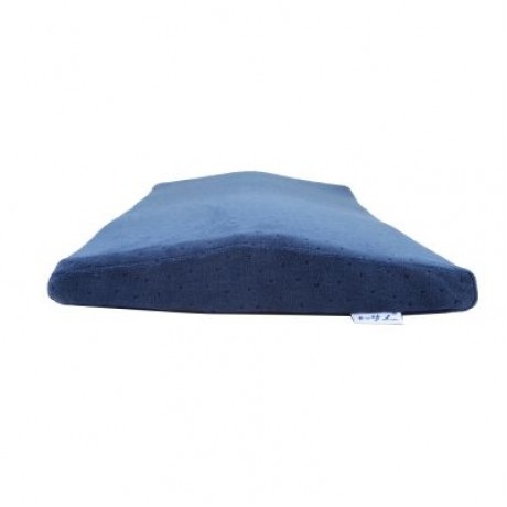 Memory Foam Pillow Orthopedic Latex Neck Fiber Health Care (CADETBLUE)