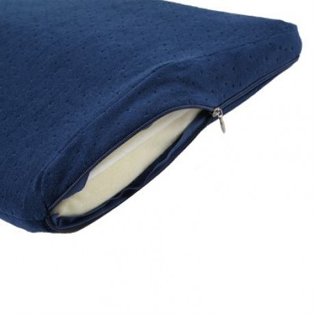 Memory Foam Pillow Orthopedic Latex Neck Fiber Health Care (CADETBLUE)