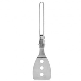 OUT - D CSS - 2 FOLDABLE STAINLESS STEEL TABLEWARE SHOVEL (SILVER)