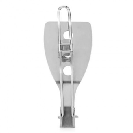 OUT - D CSS - 2 FOLDABLE STAINLESS STEEL TABLEWARE SHOVEL (SILVER)
