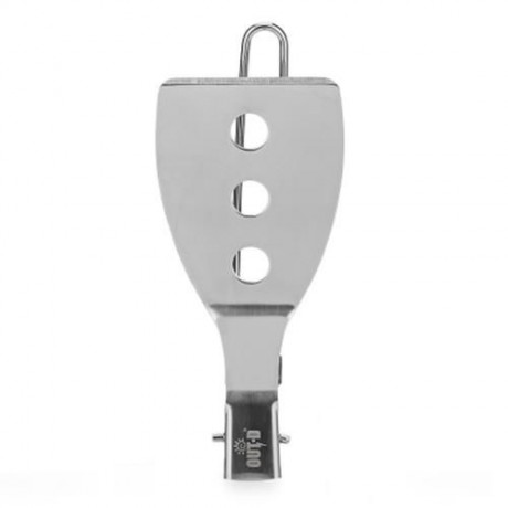OUT - D CSS - 2 FOLDABLE STAINLESS STEEL TABLEWARE SHOVEL (SILVER)