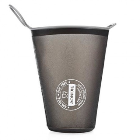 AONIJIE SD15 - S200 200ML FOLDABLE TPU SPORTS SOFT CUP (GRAY)