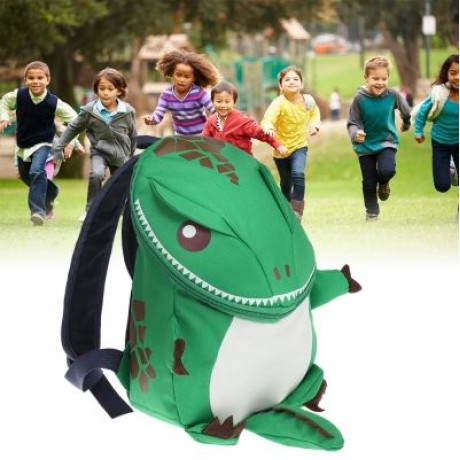 Cartoon Dinosaur Backpack Children Kindergarten School Bag (PINK)