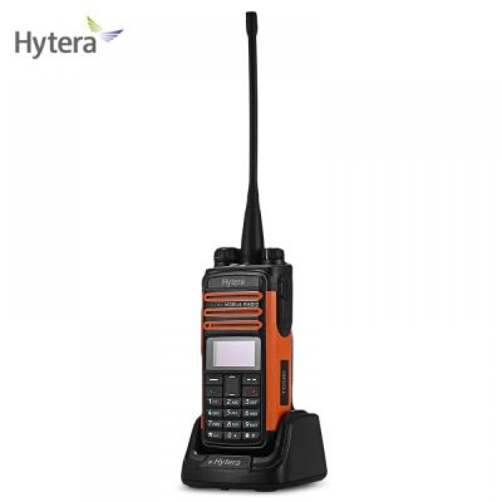 Hytera TD580 Transceiver UHF 350 - 470MHz LED Display (BLACK AND ORANGE)