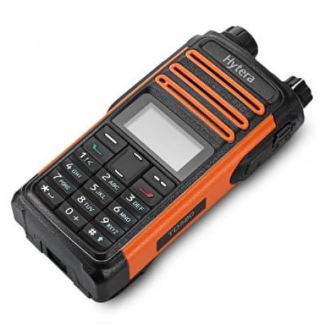 Hytera TD580 Transceiver UHF 350 - 470MHz LED Display (BLACK AND ORANGE)