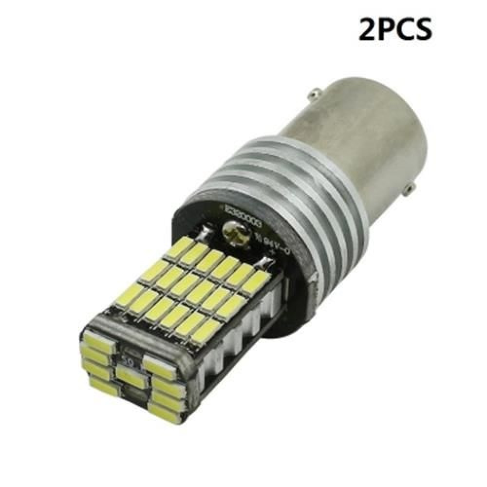 2PCS 1000 LUMENS 1156 BA15S P21W 4014 45PCS CHIPSETS LED BULBS FOR TURN SIGNAL (WHITE)