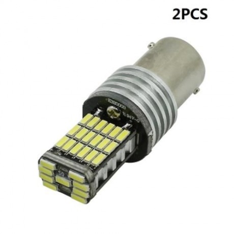 2PCS 1000 LUMENS 1156 BA15S P21W 4014 45PCS CHIPSETS LED BULBS FOR TURN SIGNAL (WHITE)