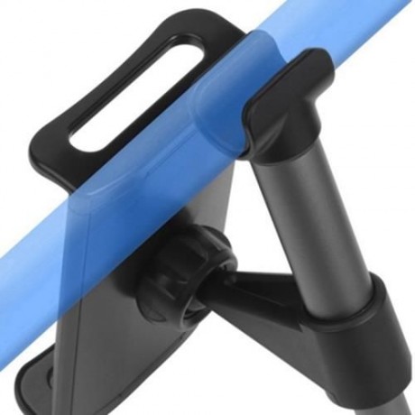 ZIQIAO 4 - 11 INCH EXTENDABLE CAR HEADREST BACK SEAT TABLET STAND MOUNT HOLDER (BLACK)