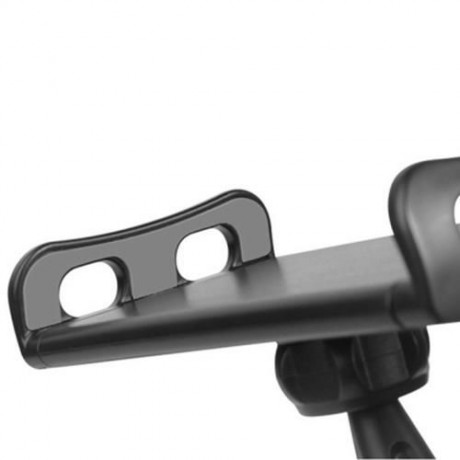 ZIQIAO 4 - 11 INCH EXTENDABLE CAR HEADREST BACK SEAT TABLET STAND MOUNT HOLDER (BLACK)