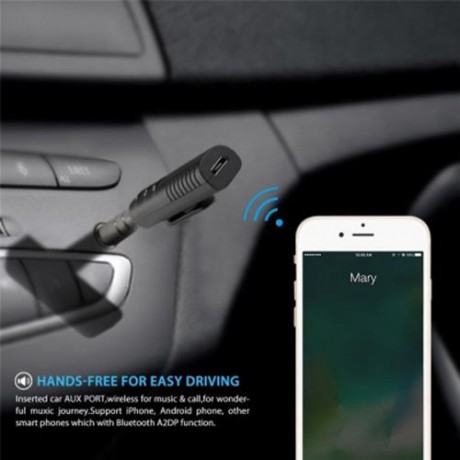 MIC FOR STEREOS PHONE MP3 MINI WIRELESS BLUETOOTH HANDFREE 3.5MM STREAMING WIRELESS AUTO A