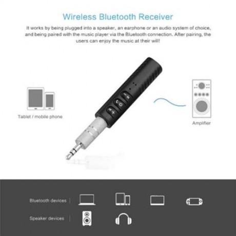 MIC FOR STEREOS PHONE MP3 MINI WIRELESS BLUETOOTH HANDFREE 3.5MM STREAMING WIRELESS AUTO A