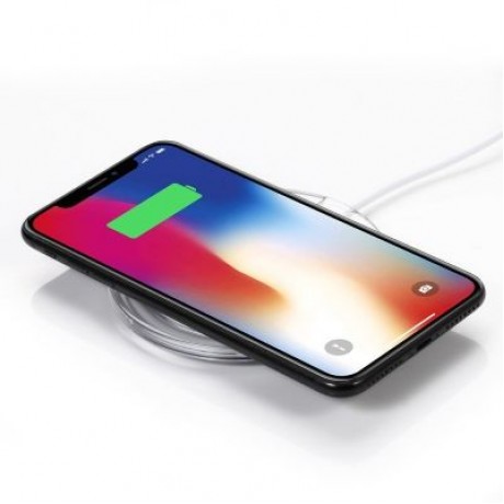 Fast Wireless Charger Qi Wireless Charging Pad Stand for iPhoneX 8 / 8 Plus / X Samsung Ga