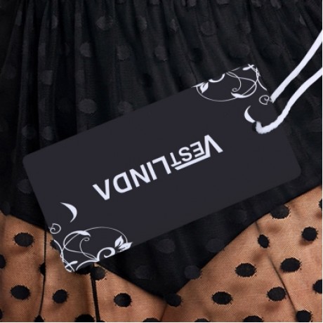 Plus Size Polka Dot One-piece Swimsuits (BLACK)