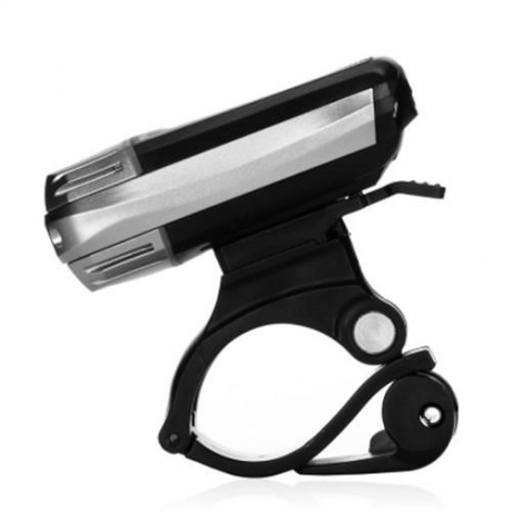 USB RECHARGEABLE BICYCLE FRONT LIGHT BIKE HANDLEBAR LIGHT (BLACK)