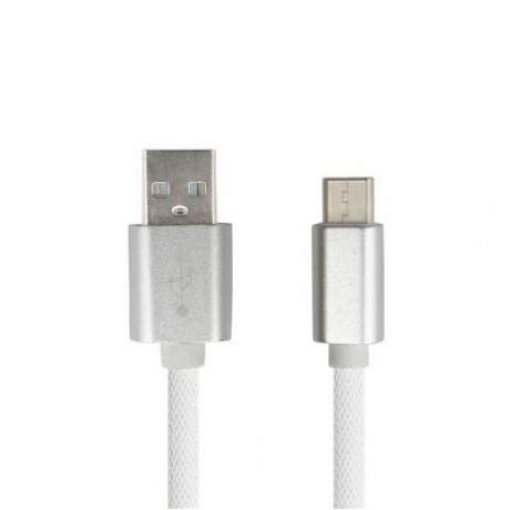 Minismile 3.4A Quick Charge Micro USB To USB Charging Data Transfer Cable 100CM (WHITE)