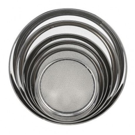 Kitchen Stainless Steel Fine Mesh Flour Sifter 6PCS (SILVER)