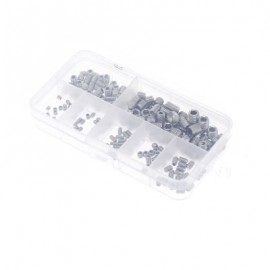 200pcs Allen Head Socket Inner Flat Hex Grub Screw (SILVER)