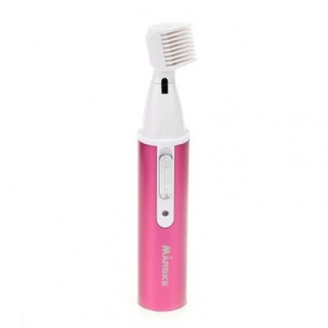 MARSKE 4 in 1 Rechargeable Shaver Epilator Nose Trimmer (PURPLISH RED)