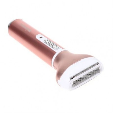 MARSKE 4 in 1 Rechargeable Shaver Epilator Nose Trimmer (ROSE GOLD)
