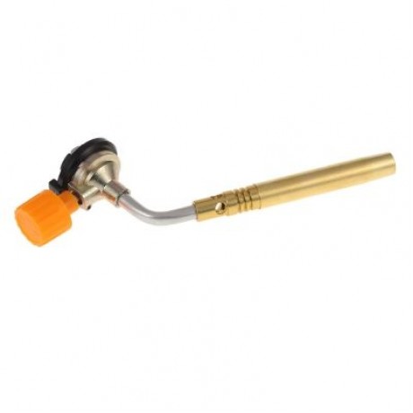 Manual Ignition Gas Torch Flamethrower Welding Fire Maker (GOLDEN)