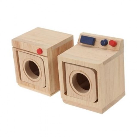 KIDS UTILITY ROOM CHILDREN EDUCATIONAL TOYS MINI WOODEN FURNITURE (WOOD)