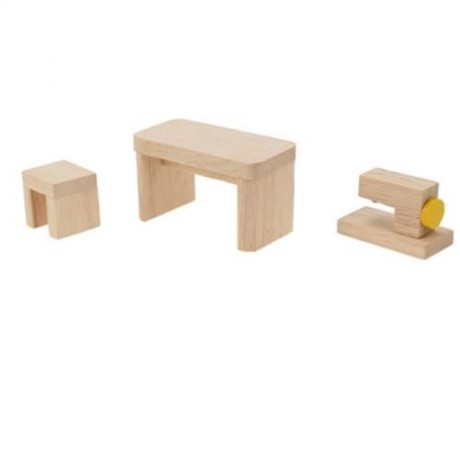 KIDS UTILITY ROOM CHILDREN EDUCATIONAL TOYS MINI WOODEN FURNITURE (WOOD)